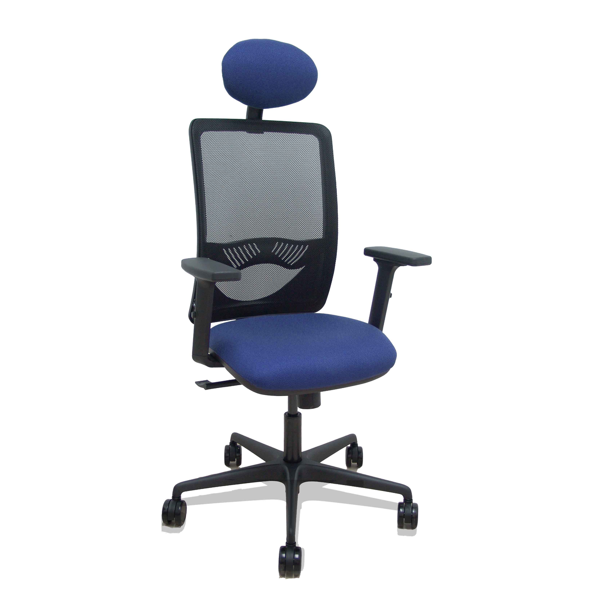 Silla de oficina Piqueras y Crespo Zulema Malla + Bali - Ref. fabricante 390SM840B100B2DB68R65C - Azul Marino