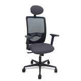 Silla de oficina Piqueras y Crespo Zulema Malla + Bali - Ref. fabricante 390SM840B100B2DB68R65C - Gris Oscuro