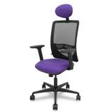 Silla de oficina Piqueras y Crespo Zulema Malla + Bali - Ref. fabricante 390SM840B100B2DB68R65C - Lila