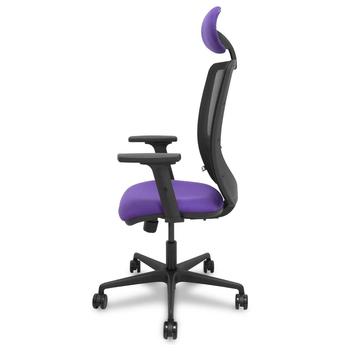 Silla de oficina Piqueras y Crespo Zulema Malla + Bali - Ref. fabricante 390SM840B100B2DB68R65C - Lila