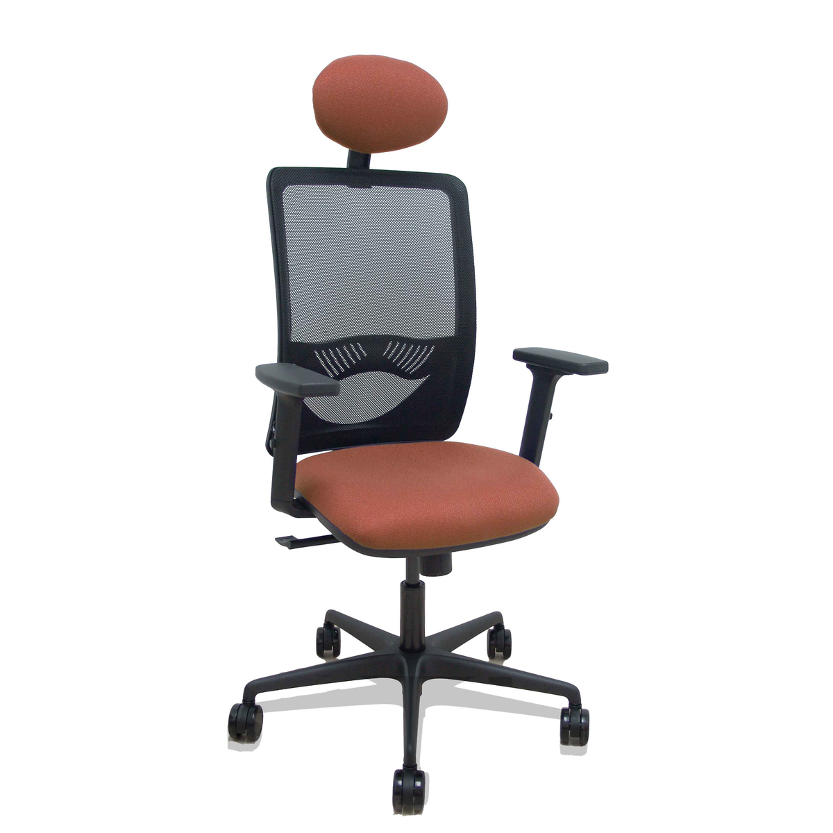Silla de oficina Piqueras y Crespo Zulema Malla + Bali - Ref. fabricante 390SM840B100B2DB68R65C - Marron