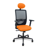 Silla de oficina Piqueras y Crespo Zulema Malla + Bali - Ref. fabricante 390SM840B100B2DB68R65C - Naranja