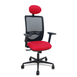Silla de oficina Piqueras y Crespo Zulema Malla + Bali - Ref. fabricante 390SM840B100B2DB68R65C - Rojo