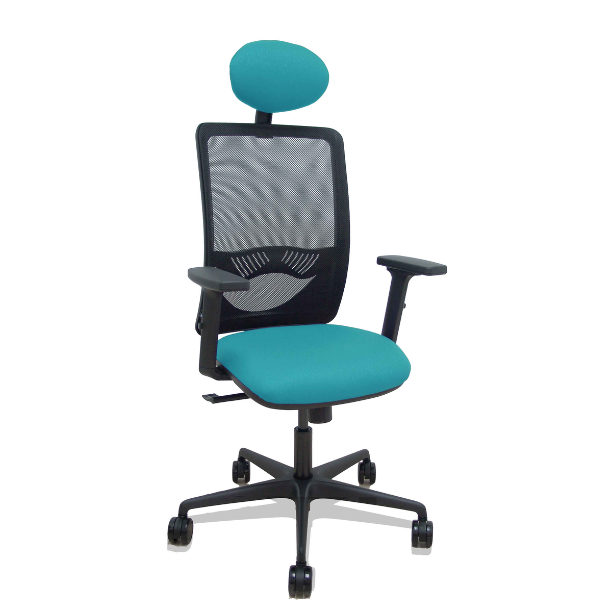 Silla de oficina Piqueras y Crespo Zulema Malla + Bali - Ref. fabricante 390SM840B100B2DB68R65C - Turquesa