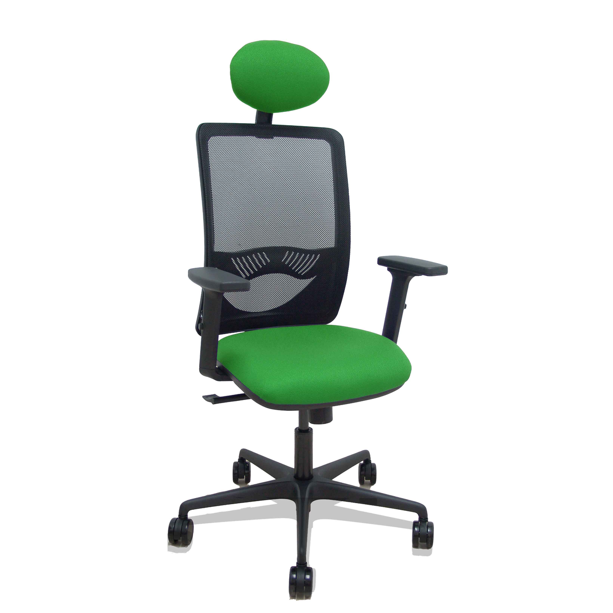 Silla de oficina Piqueras y Crespo Zulema Malla + Bali - Ref. fabricante 390SM840B100B2DB68R65C - Verde