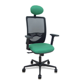 Silla de oficina Piqueras y Crespo Zulema Malla + Bali - Ref. fabricante 390SM840B100B2DB68R65C - Verde Esmeralda