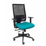 Silla de oficina Piqueras y Crespo Horna Bali + Malla - Sincro con traslack · Cabecero - Turquesa