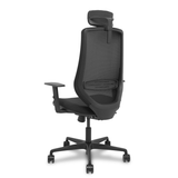 Silla de oficina Piqueras y Crespo Mardos Malla + Bali - Sincro · Brazos regulables · Cabecero - Negro