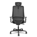 Silla de oficina Piqueras y Crespo Mardos Malla + Bali - Sincro · Brazos regulables · Cabecero - Negro