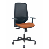 Silla de oficina Piqueras y Crespo Mardos Malla + Bali - Sincro · Brazos regulables - Tonos - Marron