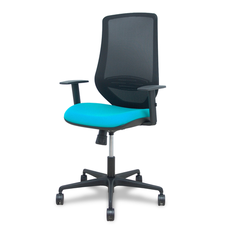Silla de oficina Piqueras y Crespo Mardos Malla + Bali - Sincro · Brazos regulables - Colores - Turquesa