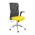 Silla de oficina Piqueras y Crespo Minaya Malla + Bali - Ref. fabricante 4031BALI10 - Negro / Amarillo