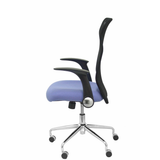 Silla de oficina Piqueras y Crespo Minaya Malla + Bali - Ref. fabricante 4031BALI10 - Negro / Azul Claro