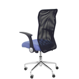 Silla de oficina Piqueras y Crespo Minaya Malla + Bali - Ref. fabricante 4031BALI10 - Negro / Azul Claro
