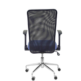 Silla de oficina Piqueras y Crespo Minaya Malla + Bali - Ref. fabricante 4031BALI10 - Negro / Azul Claro