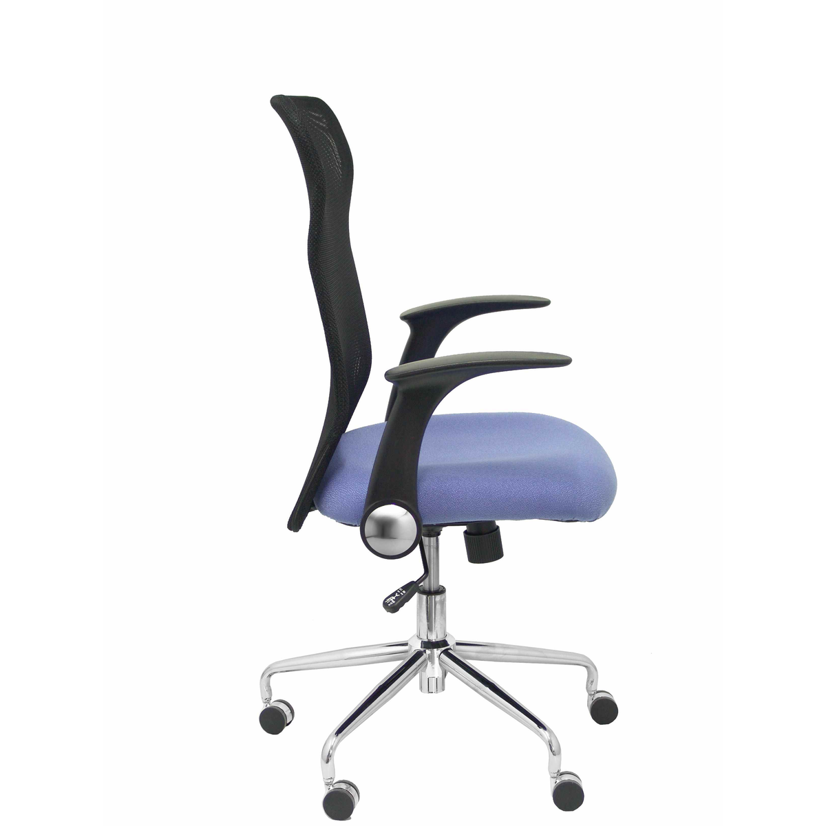 Silla de oficina Piqueras y Crespo Minaya Malla + Bali - Ref. fabricante 4031BALI10 - Negro / Azul Claro