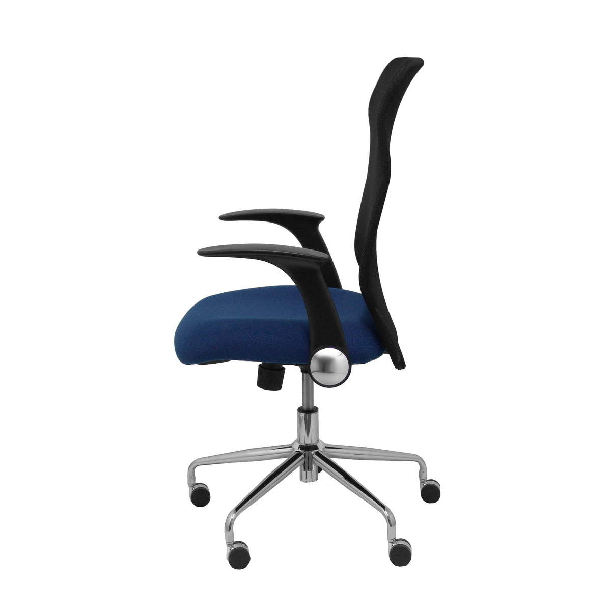 Silla de oficina Piqueras y Crespo Minaya Malla + Bali - Ref. fabricante 4031BALI10 - Negro / Azul Marino