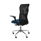 Silla de oficina Piqueras y Crespo Minaya Malla + Bali - Ref. fabricante 4031BALI10 - Negro / Azul Marino