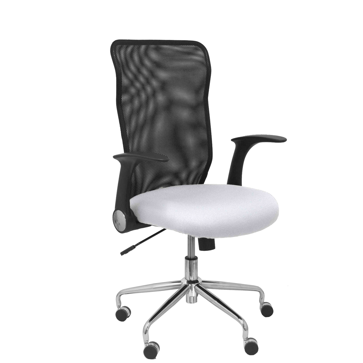 Silla de oficina Piqueras y Crespo Minaya Malla + Bali - Ref. fabricante 4031BALI10 - Negro / Blanco