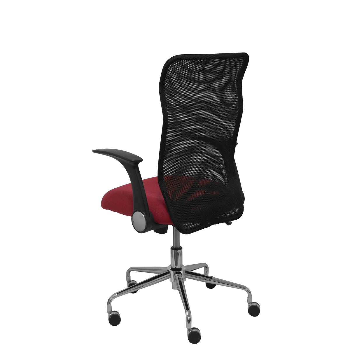 Silla de oficina Piqueras y Crespo Minaya Malla + Bali - Ref. fabricante 4031BALI10 - Negro / Granate