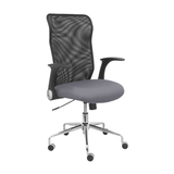 Silla de oficina Piqueras y Crespo Minaya Malla + Bali - Ref. fabricante 4031BALI10 - Negro / Gris