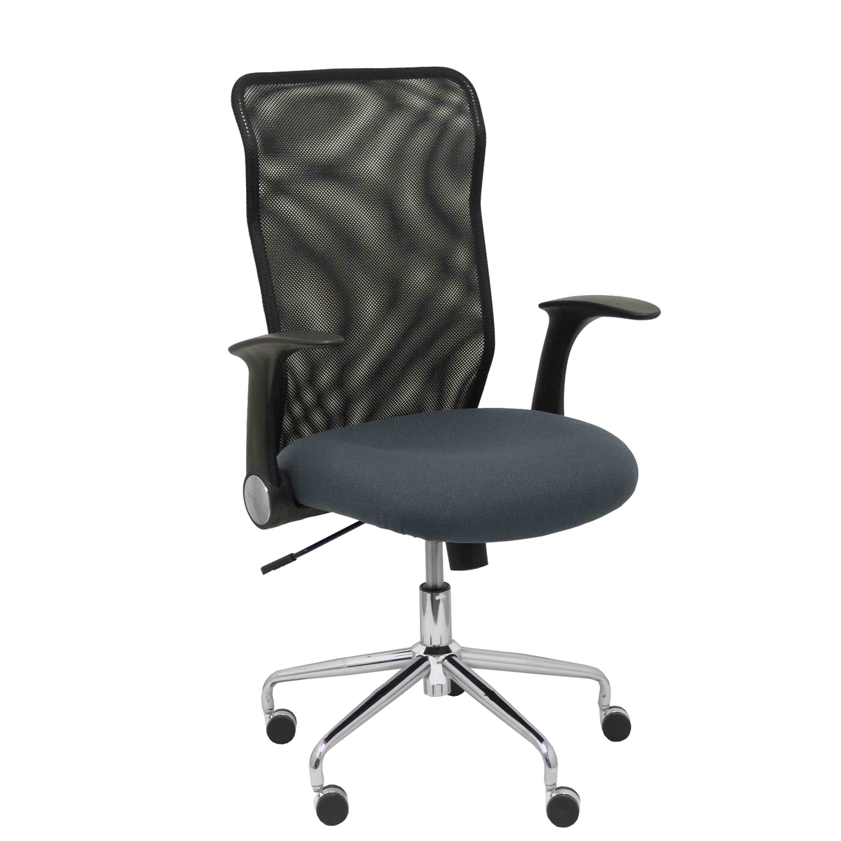Silla de oficina Piqueras y Crespo Minaya Malla + Bali - Ref. fabricante 4031BALI10 - Negro / Gris Oscuro
