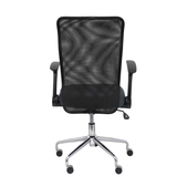 Silla de oficina Piqueras y Crespo Minaya Malla + Bali - Ref. fabricante 4031BALI10 - Negro / Gris Oscuro