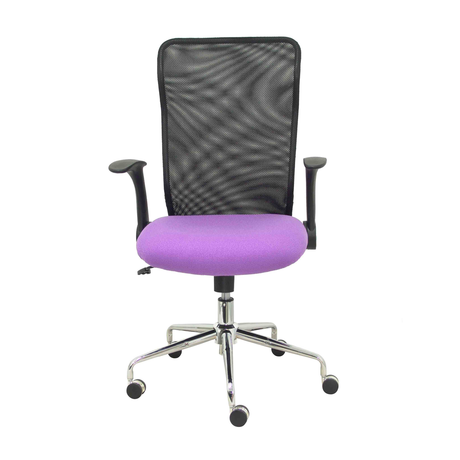 Silla de oficina Piqueras y Crespo Minaya Malla + Bali - Ref. fabricante 4031BALI10 - Negro / Lila