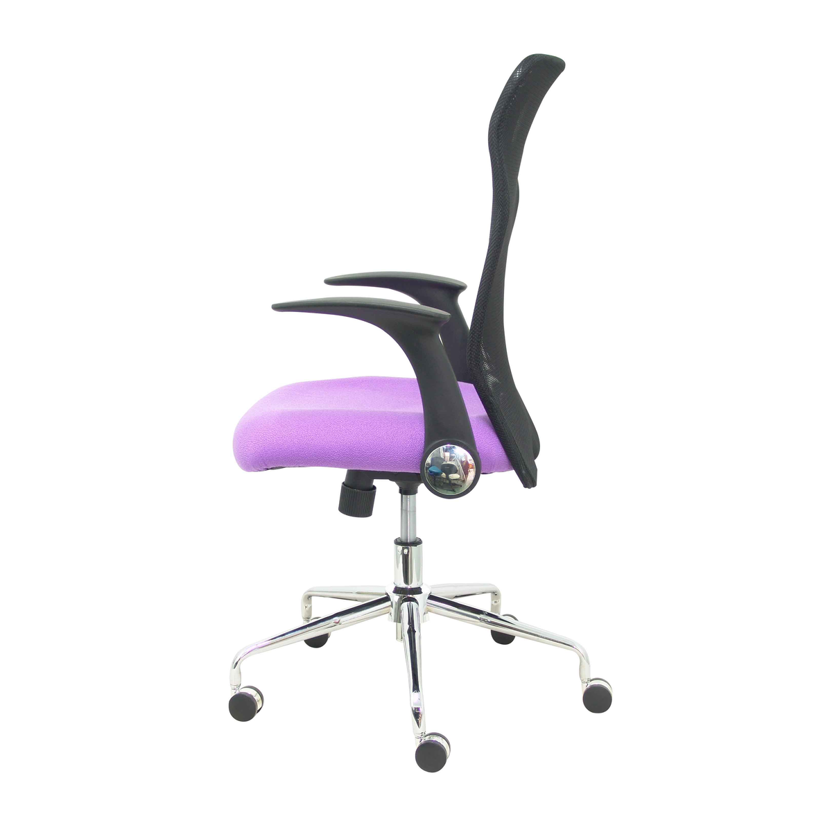 Silla de oficina Piqueras y Crespo Minaya Malla + Bali - Ref. fabricante 4031BALI10 - Negro / Lila