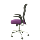 Silla de oficina Piqueras y Crespo Minaya Malla + Bali - Ref. fabricante 4031BALI10 - Negro / Morado