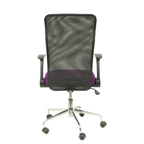 Silla de oficina Piqueras y Crespo Minaya Malla + Bali - Ref. fabricante 4031BALI10 - Negro / Morado