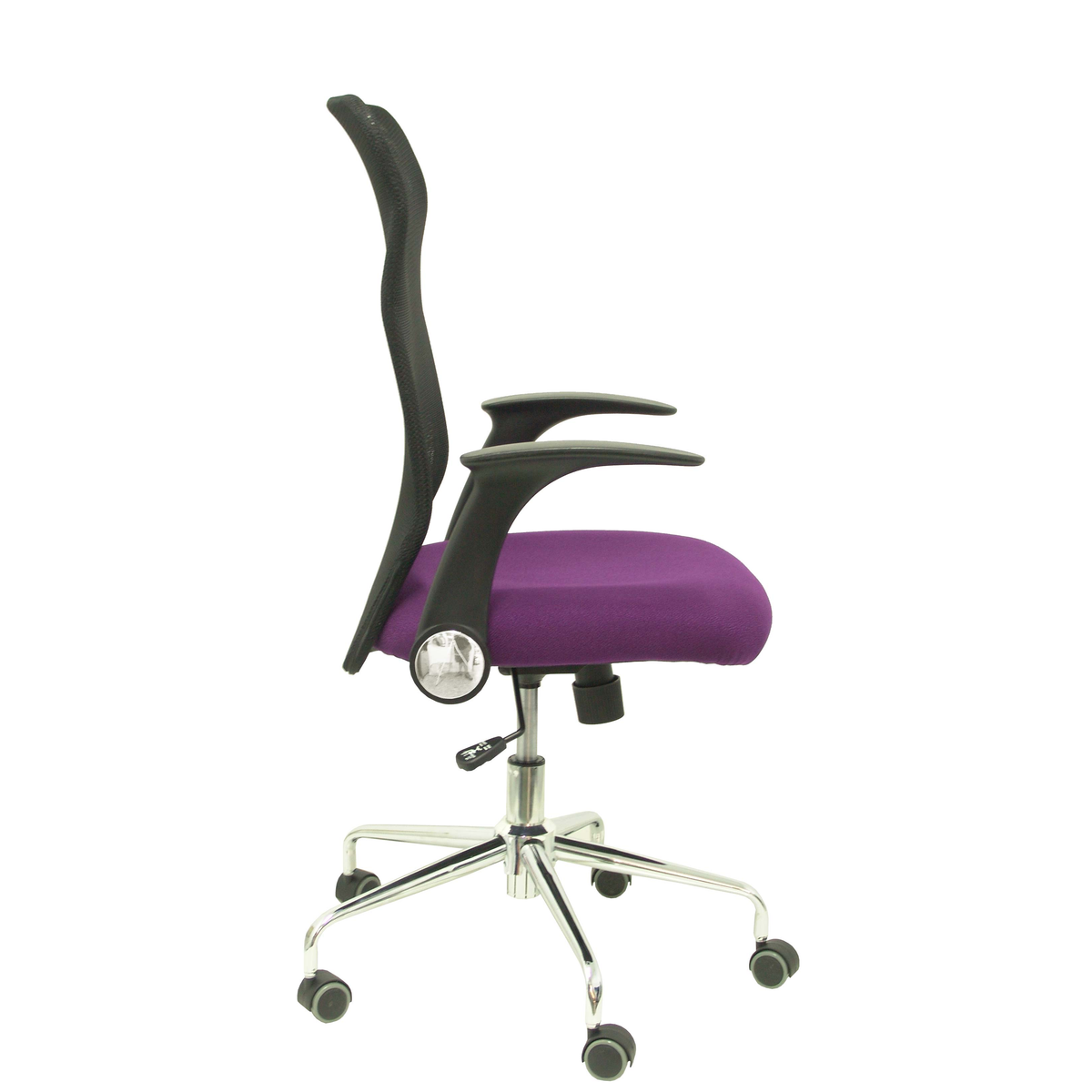 Silla de oficina Piqueras y Crespo Minaya Malla + Bali - Ref. fabricante 4031BALI10 - Negro / Morado