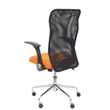 Silla de oficina Piqueras y Crespo Minaya Malla + Bali - Ref. fabricante 4031BALI10 - Negro / Naranja
