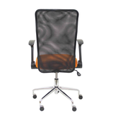 Silla de oficina Piqueras y Crespo Minaya Malla + Bali - Ref. fabricante 4031BALI10 - Negro / Naranja