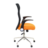 Silla de oficina Piqueras y Crespo Minaya Malla + Bali - Ref. fabricante 4031BALI10 - Negro / Naranja