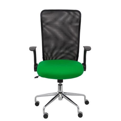 Silla de oficina Piqueras y Crespo Minaya Malla + Bali - Ref. fabricante 4031BALI10 - Negro / Verde