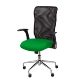 Silla de oficina Piqueras y Crespo Minaya Malla + Bali - Ref. fabricante 4031BALI10 - Negro / Verde