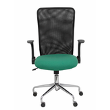 Silla de oficina Piqueras y Crespo Minaya Malla + Bali - Ref. fabricante 4031BALI10 - Negro / Verde Esmeralda