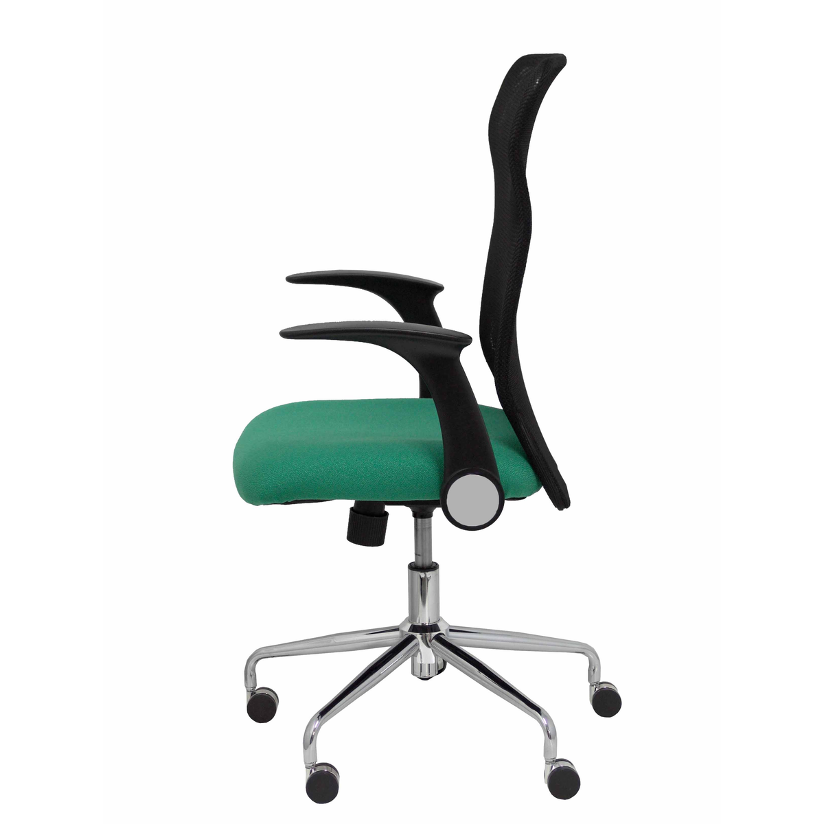 Silla de oficina Piqueras y Crespo Minaya Malla + Bali - Ref. fabricante 4031BALI10 - Negro / Verde Esmeralda