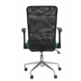 Silla de oficina Piqueras y Crespo Minaya Malla + Bali - Ref. fabricante 4031BALI10 - Negro / Verde Esmeralda
