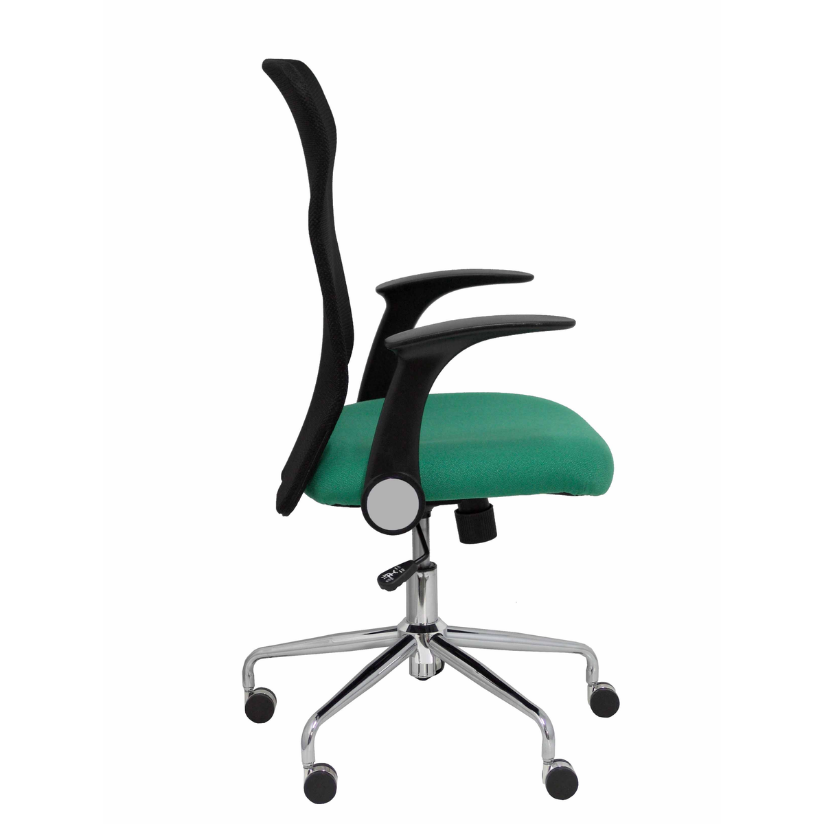 Silla de oficina Piqueras y Crespo Minaya Malla + Bali - Ref. fabricante 4031BALI10 - Negro / Verde Esmeralda