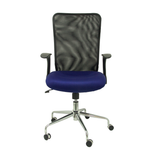 Silla de oficina Piqueras y Crespo Minaya Malla - Negro / Azul