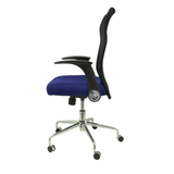 Silla de oficina Piqueras y Crespo Minaya Malla - Negro / Azul