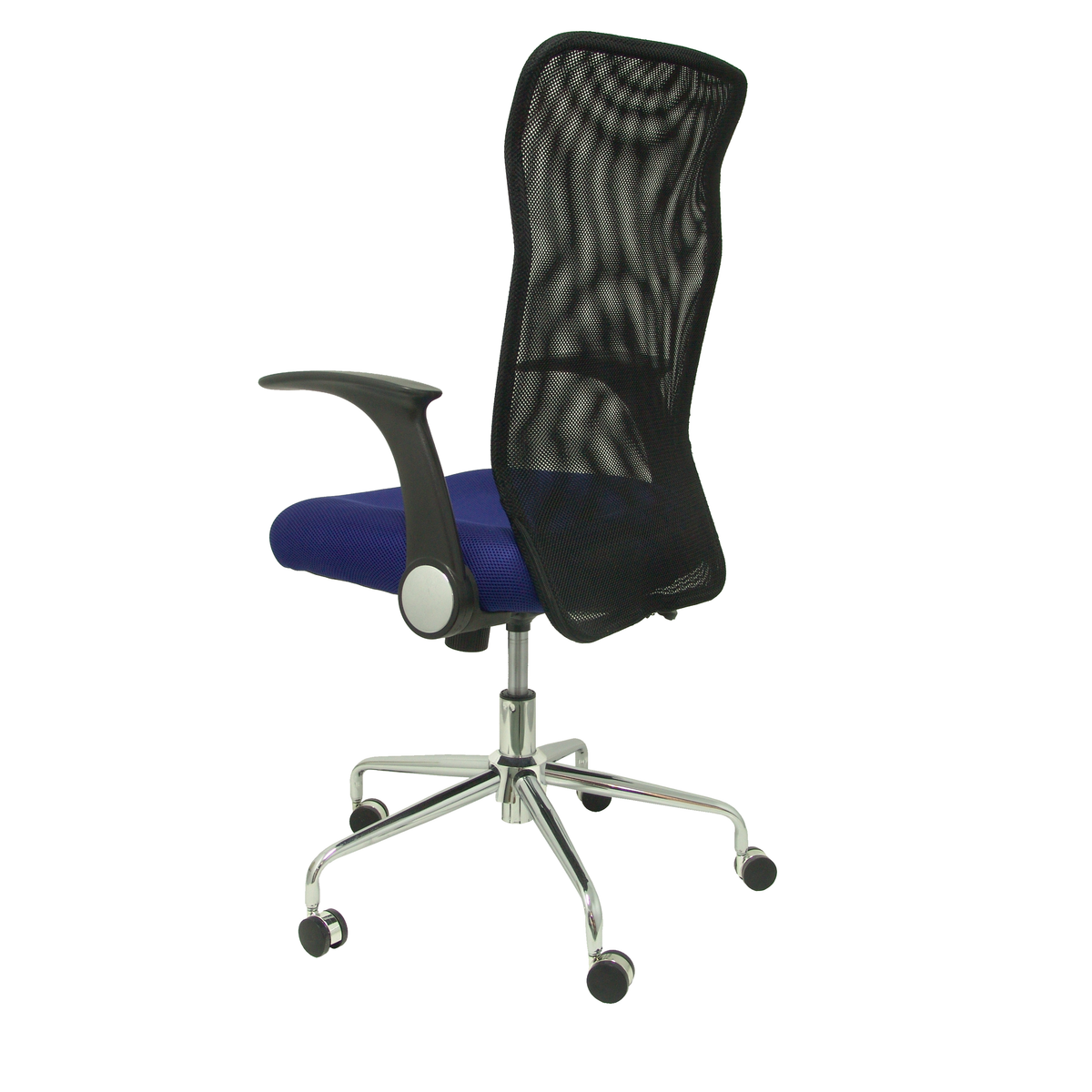 Silla de oficina Piqueras y Crespo Minaya Malla - Negro / Azul