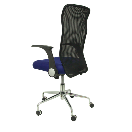 Silla de oficina Piqueras y Crespo Minaya Malla - Negro / Azul