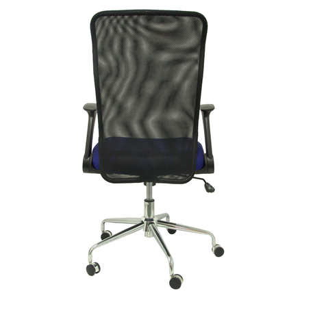 Silla de oficina Piqueras y Crespo Minaya Malla - Negro / Azul