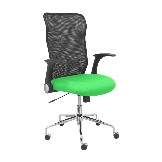 Silla de oficina Piqueras y Crespo Minaya Malla + Bali - Ref. fabricante 4031BALI22 - Negro / Verde
