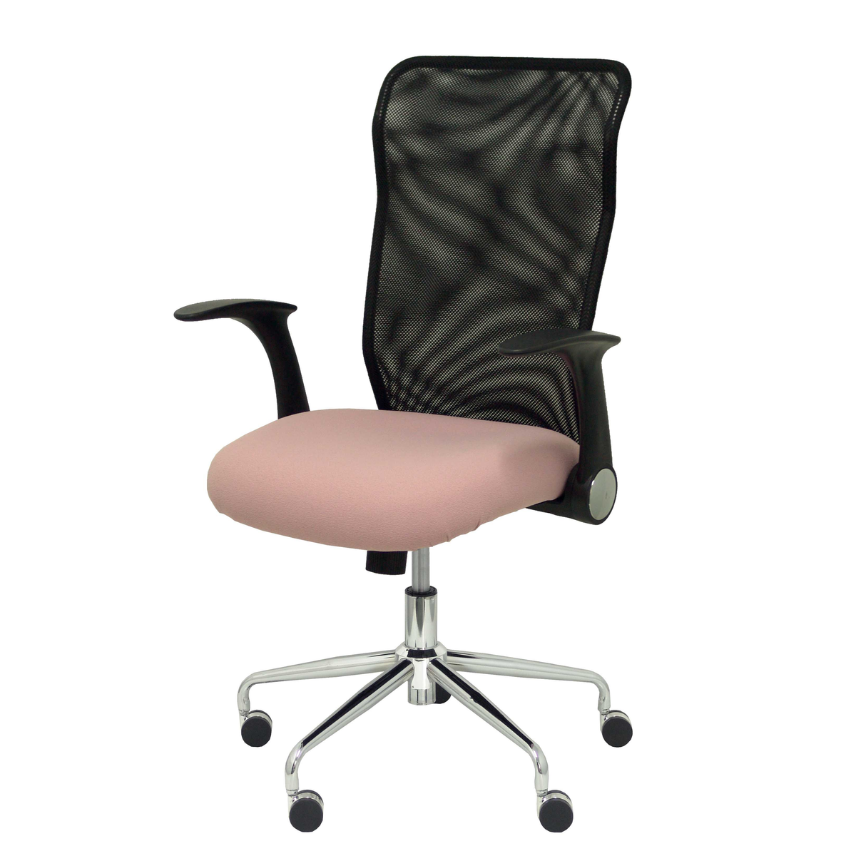 Silla de oficina Piqueras y Crespo Minaya Malla + Bali - Ref. fabricante 4031BALI710 - Negro / Rosa