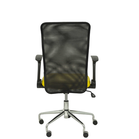 Silla de oficina Piqueras y Crespo Minaya Similpiel + Malla - Ref. fabricante 4031SP100 - Amarillo