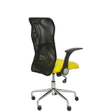 Silla de oficina Piqueras y Crespo Minaya Similpiel + Malla - Ref. fabricante 4031SP100 - Amarillo